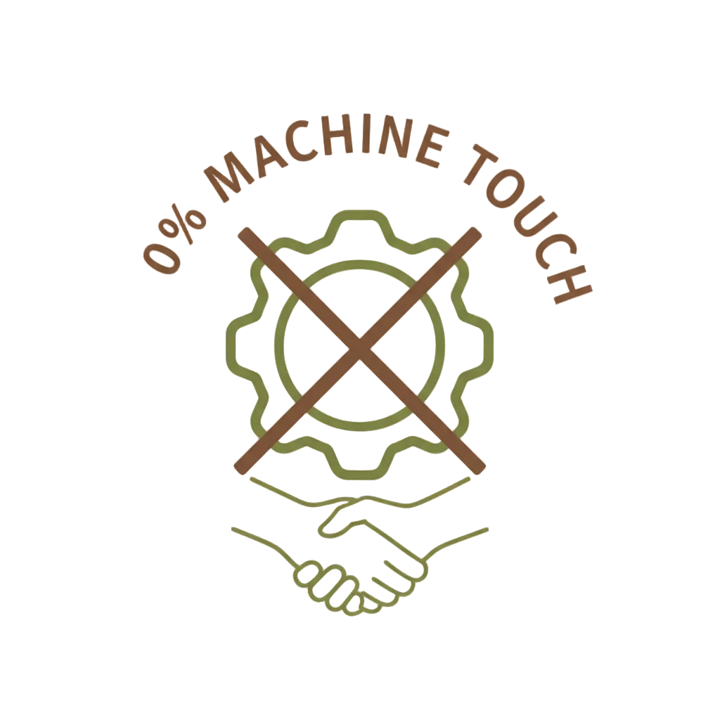 0% machine touch symbol