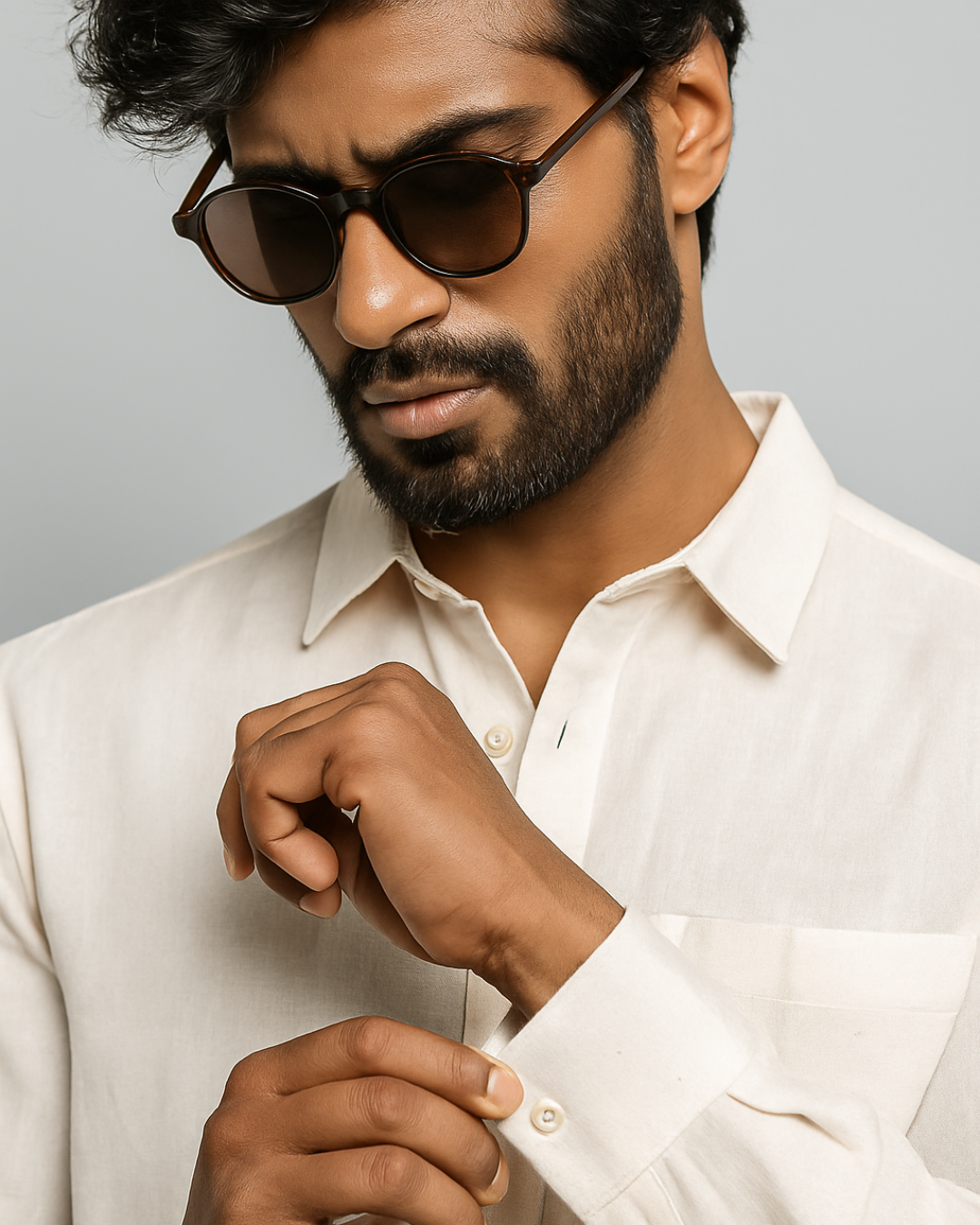 Pure Khadi Full Sleeve Shirt | Unbleached Natural Cotton | Handspun & Handwoven