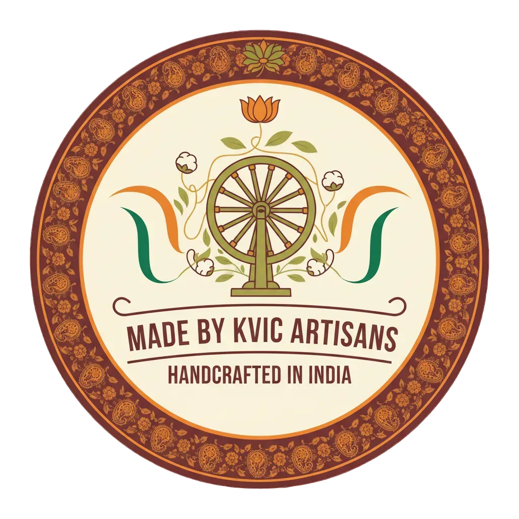 Made by KVIC artisans symbol